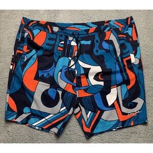 Sean John All Over Printed Shorts 3XL Abstract Art Pool Beach Walking Swim